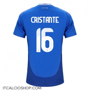 Italia Bryan Cristante #16 Prima Maglia Europei 2024 Manica Corta